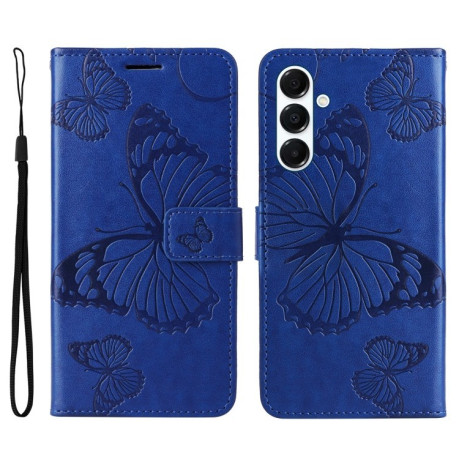 Чохол-книжка Embossed Butterfly  для Samsung Galaxy A26 5G - синій