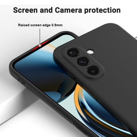 Силіконовий чохол Solid Color Liquid Silicone  для Samsung Galaxy A26 5G - чорний