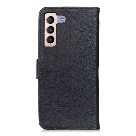 Чохол-книжка KHAZNEH Cowhide Texture Samsung Galaxy S22 Plus 5G - чорний