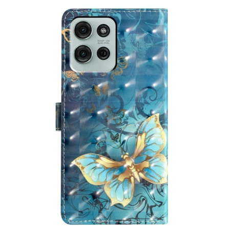 Чохол-книжка 3D Painting для Motorola Moto G75 5G - Butterfly