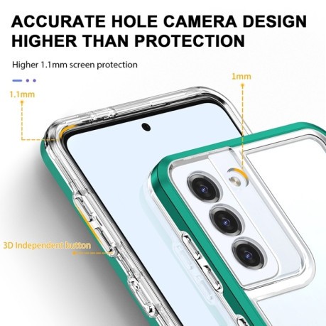 Противоударный чехол Bright Acrylic Series для Samsung Galaxy S23+Plus 5G - зеленый