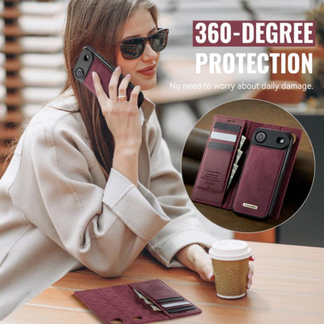 Чехол-книжка CaseMe C49 магнитный с RFID-блокировкой для iPhone Air — красный