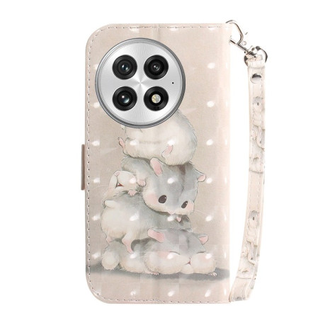 Чехол-книжка 3D Painting для OnePlus 13 - Squirrels