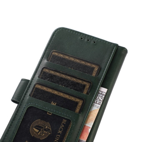 Чехол-книжка Cow Texture Leather для iPhone 14 Pro - зеленый