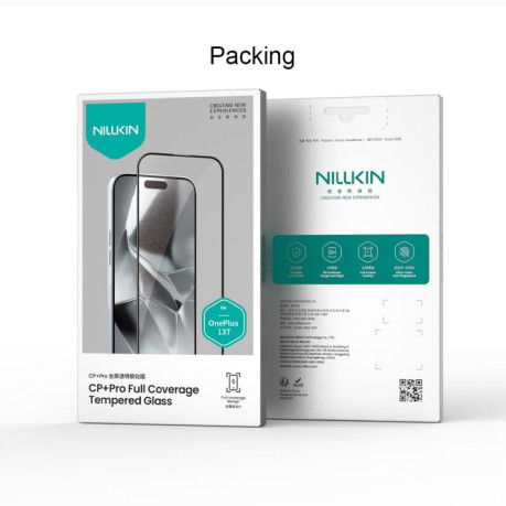 3D Защитное стекло NILLKIN CP+Pro Full Coverage на OnePlus 13T - черное