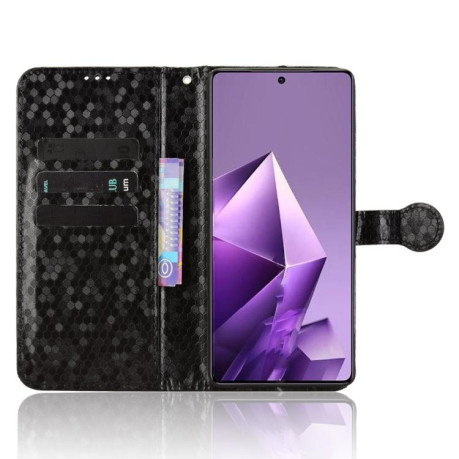 Чехол-книжка Honeycomb Dot для Infinix Note 50 Pro+ - черный