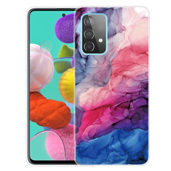 Протиударний чохол Marble Pattern для Samsung Galaxy A72 - Abstract Red