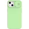 Силиконовый чехол NILLKIN CamShield для iPhone 14/13 - зеленый
