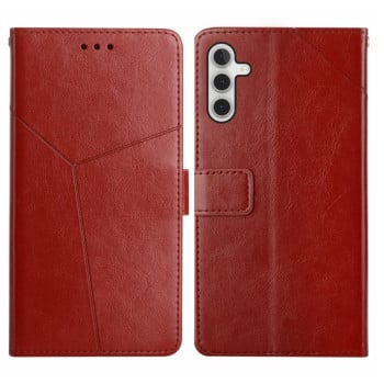 Чохол-книга Y-shaped Pattern для Samsung Galaxy A04s - коричневий