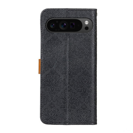 Чехол-книжка European Floral для Google Pixel 9 Pro - черный