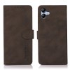 Чехол-книжка KHAZNEH Matte Texture для Samsung Galaxy A05 - коричневый