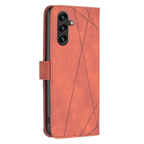 Чохол-книжка Rhombus Texture  для Samsung Galaxy A26 5G - коричневий
