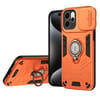 Протиударний чохол Sliding Camshield Ring Holder на OPPO Reno15 F 5G / Reno 15c India — помаранчевий