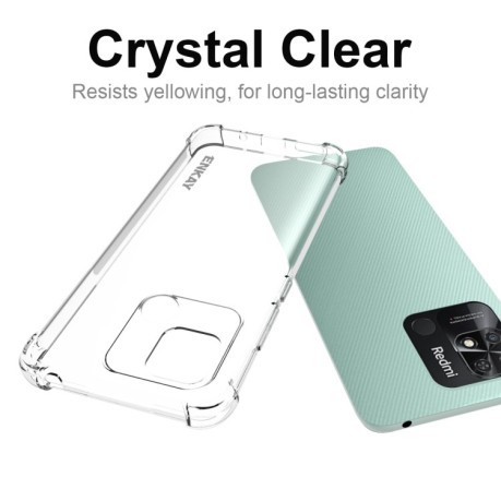 Чохол протиударний ENKAY Clear для Xiaomi Poco C40/Redmi 10c Global - прозорий