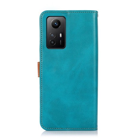 Чохол-книжка KHAZNEH Dual-color Cowhide для Xiaomi Redmi Note 12S 4G - синій