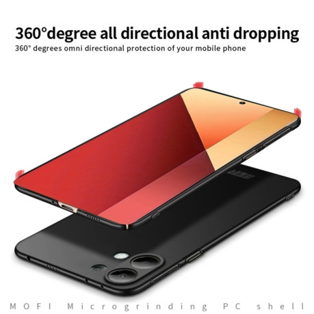 Ультратонкий чехол MOFI Frosted на Xiaomi Redmi Note 13 Pro 4G / POCO M6 Pro 4G - красный