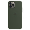 Силіконовий чохол Silicone Case Cyprus Green на iPhone 12 mini (без MagSafe) - преміальна якість