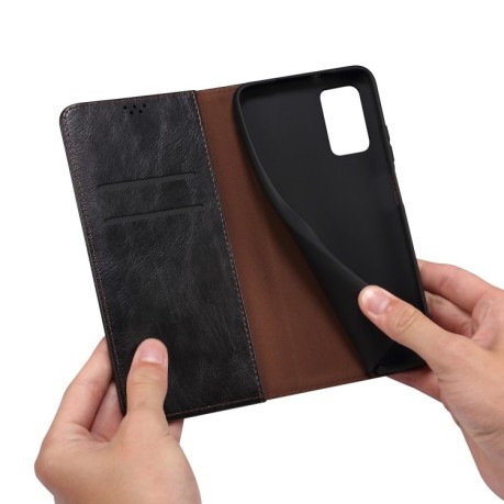 Чехол-книжка Simple Wax Crazy Horse для Google Pixel 9 / 9 Pro - черный