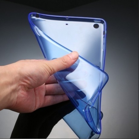 Прозрачный TPU чехол Haweel Slim голубой для iPad mini 3/ 2/ 1