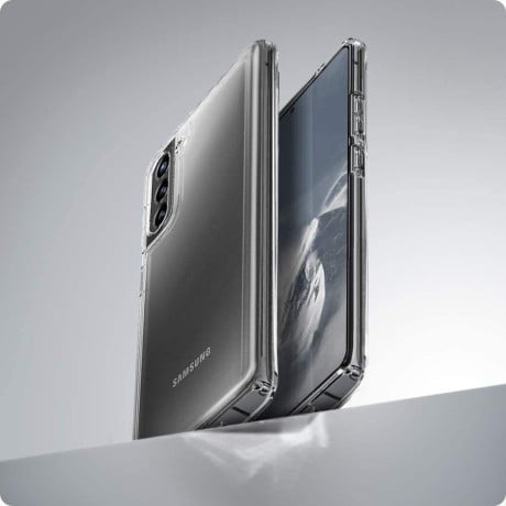 Оригинальный чехол Spigen Ultra Hybrid для Samsung Galaxy S21 - Crystal Clear