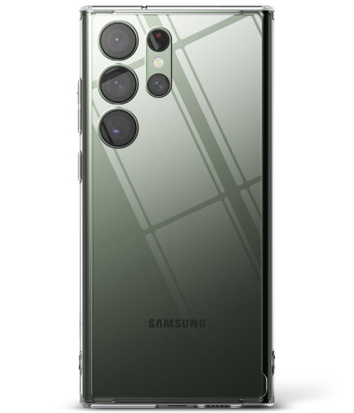 Оригинальный чехол Ringke Fusion Bumper для Samsung Galaxy S23 Ultra - прозрачный