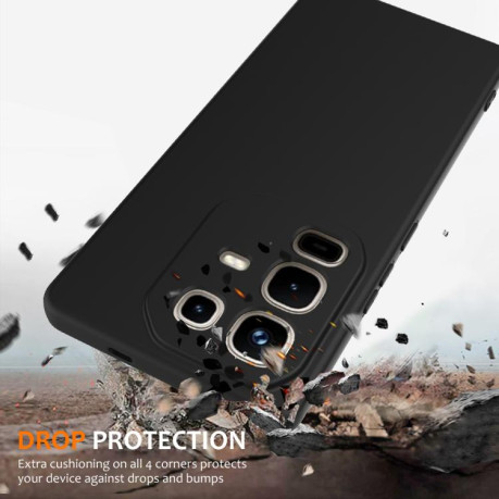 Силиконовый чехол Shockproof Silicone Magsafe для Infinix Note 50 4G / 50 Pro 4G - черный