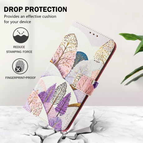 Чехол-книжка Colored Drawing Pattern для iPhone 16e - разноцветный