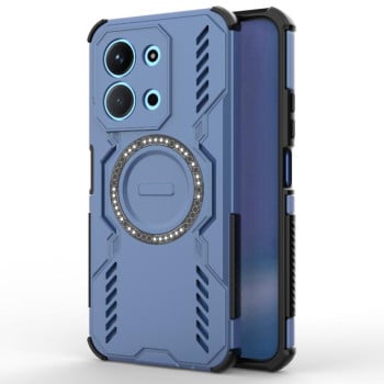 Протиударний чохол Butterfly Armor з MagSafe на Xiaomi Redmi 15C 5G / 4G EU 173mm - синій