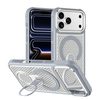 Магнітний чохол Colorful Hollowed Cooling 360 Degree Rotation Ring Holder Magnetic з перфорацією та кільцем-тримачем 360° на iPhone 18 Pro Max — білий