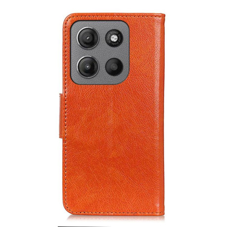 Чохол-книжка Mirren Crazy Horse для Motorola Moto G15 4G/G05 - помаранчевий