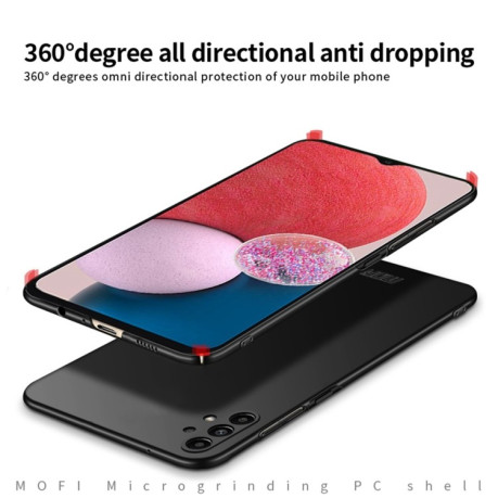 Ультратонкий чехол MOFI Frosted на Samsung Galaxy A13 4G - красный