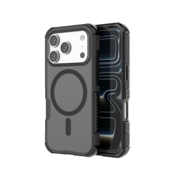 Протиударний магнітний чохол Skin-Friendly Magnetic Shockproof TPU+PC на iPhone 18 Pro / 17 Pro — чорний