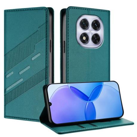 Чохол-книжка Embossed Multi-functional Wallet Retro Leather на Redmi Note 14 Pro 4G - зелений