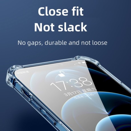 Протиударний силіконовий чохол R-JUST All-inclusive Magsafe для iPhone 12 Pro Max - прозорий