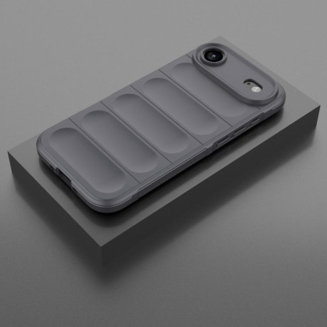 Силиконовый чехол Magic Flannel для iPhone Air - темно-серый