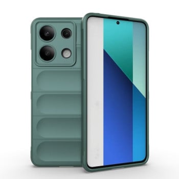 Силіконовий чохол Magic Flannel для Xiaomi Redmi Note 13 4G Global - зелений