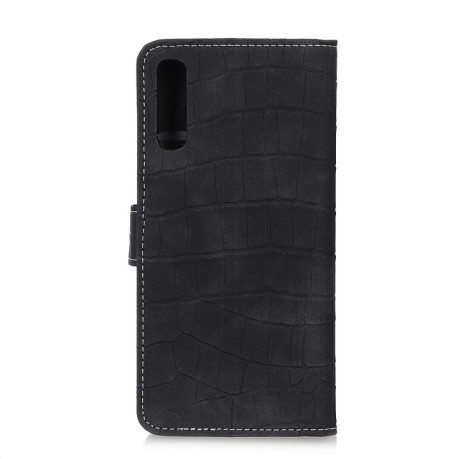 Чохол-книжка Magnetic Crocodile Texture на Samsung Galaxy A02 - чорний