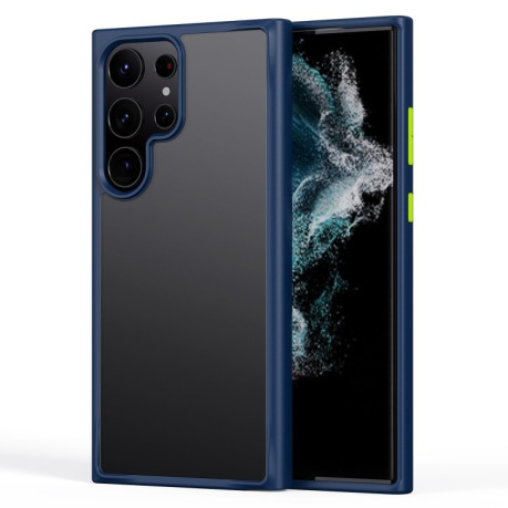 Протиударний чохол Skin Feel Series на Samsung Galaxy S23 Ultra 5G - синій