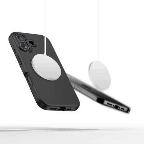 Чехол Tech-Protect Liquid Silicone MagSafe для iPhone 16e - Black