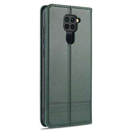 Чехол-книжка AZNS Magnetic Calf на Xiaomi Redmi Note 9 / 10X - зеленый