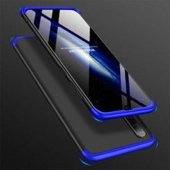 Чехол GKK Three Stage Splicing Full Coverage на Samsung Galaxy A50/A30s/A50s-темно-синий