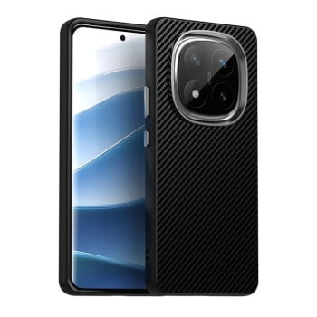 Ударозахисний чохол Carbon Fiber Series IMD на Xiaomi Redmi Note 14 Pro+ 5G - чорний