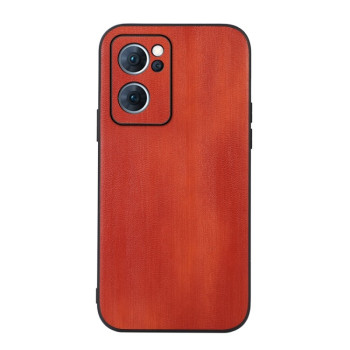 Защитный чехол Version Cow Texture для OPPO Reno7 5G  - коричневый