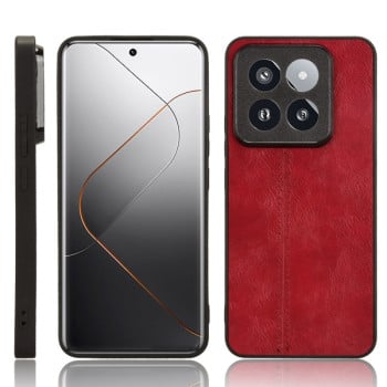 Ударозахисний чохол Sewing Cow Pattern For Xiaomi 14 Pro - червоний