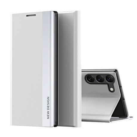 Чехол-книжка Electroplated Ultra-Thin для Samsung Galaxy S24 5G - белый