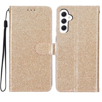 Чохол-книжка Glittery Powder Flip на Samsung Galaxy A55 - золотий