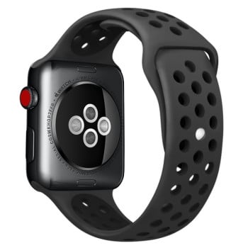 Ремінець Sport Edition для Apple Watch 10 46mm/Ultra 49mm / Series 8/7 45mm / 44mm / 42mm - чорний