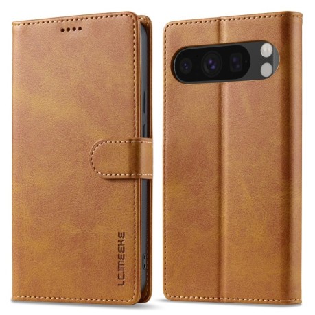 Чохол книжка LC IMEEKE Calf Texture на Google Pixel 9 Pro XL - жовтий