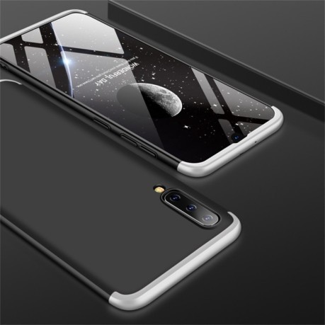 Чохол GKK Three Stage Splicing Full Coverage на Samsung Galaxy A50/A30s/A50s-темно-сріблястий