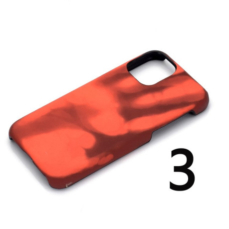 Термочехол Paste Skin PC Thermal Sensor на iPhone 11  (Красный в желтый)